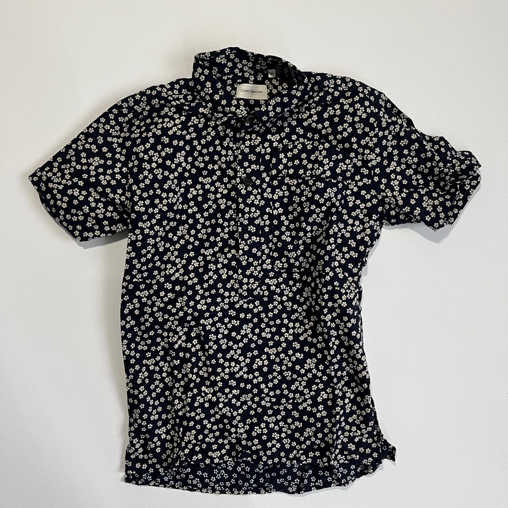 Oliver Spencer floral button shirt